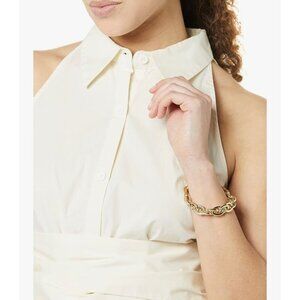 Terea Women's Sloan Button Down Wrap Top Size L NWT